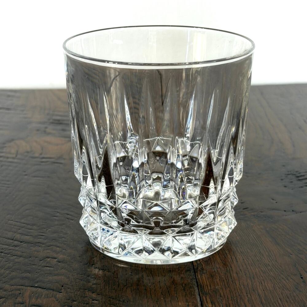 Set of 6 Vintage Cristal d'Arques Tuilleries Villandry Low Ball Glasses